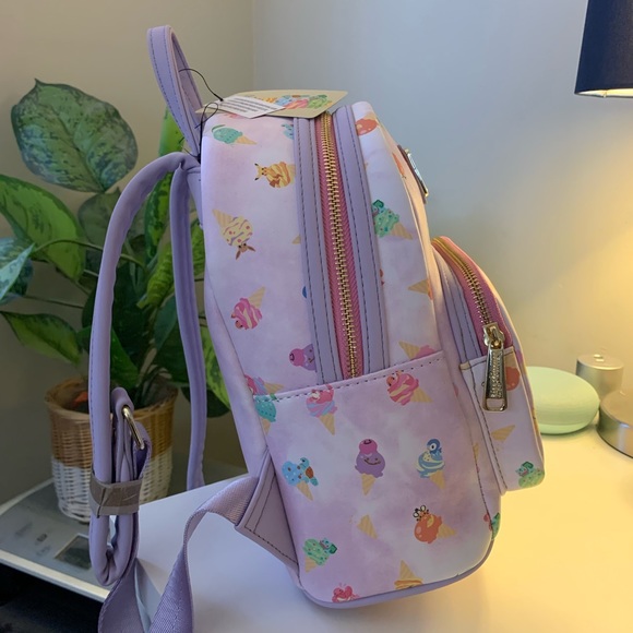 SOLD!! Pastel Pink/Lilac Pokémon Loungefly backpack - Picture 5 of 6